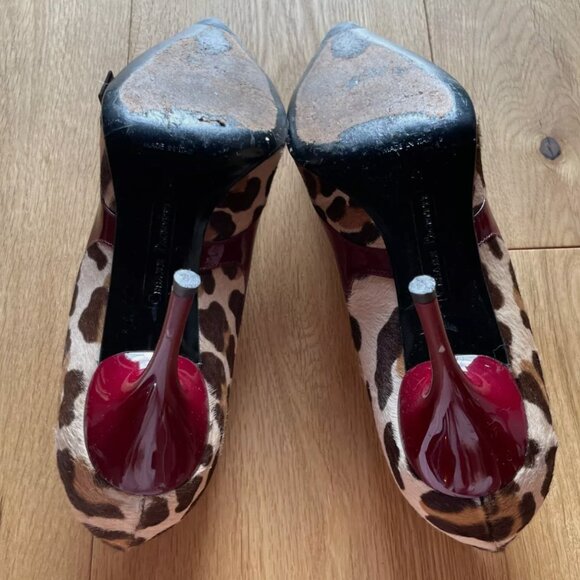 The prettiest leopard-print shoes! Vintage Cesare Paciotti, 41 - Picture 8 of 8